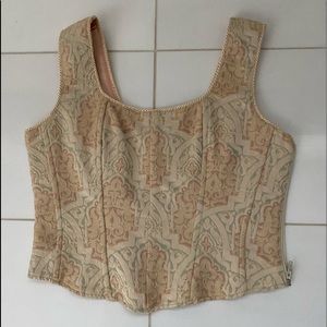 Women’s pastel colored bustier